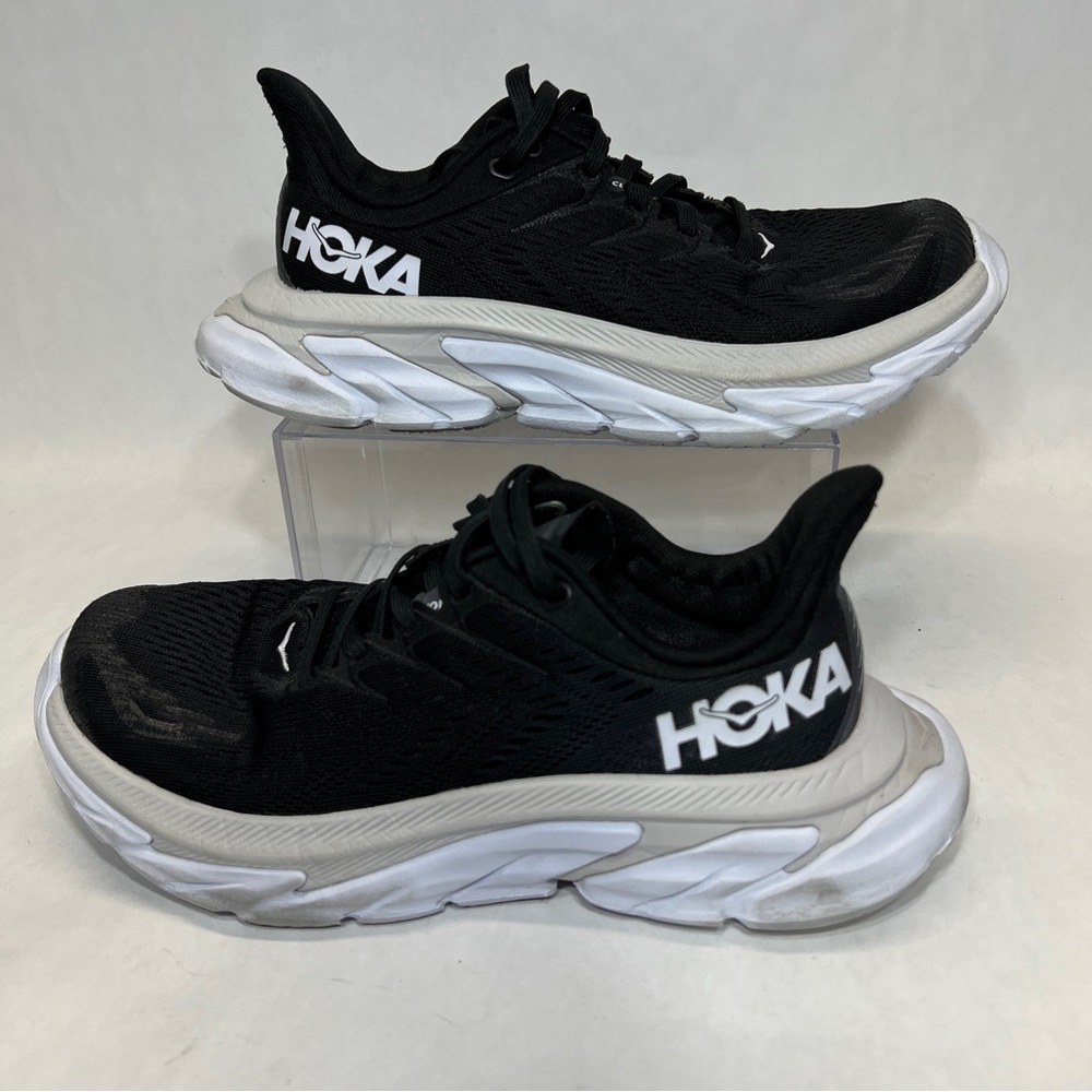 HOKA W Clifton Edge Womens Running Shoes Black Size 6 Us Low Top Sneakers